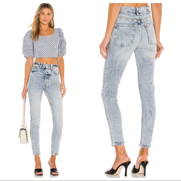Free People Denim - Like New Like New Free People x We The Free Zuri Mom Jean in Lived in Blue